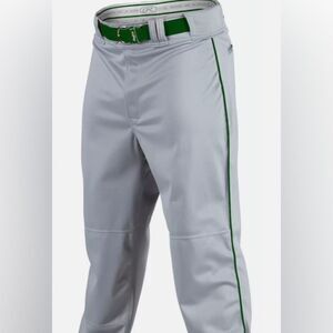 Rawlings Gray semi relaxed fit baseball pants athletic pants Medium NWT